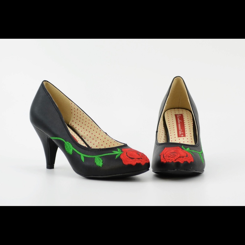 BAIT footwear rose kitten heel retro 7.5